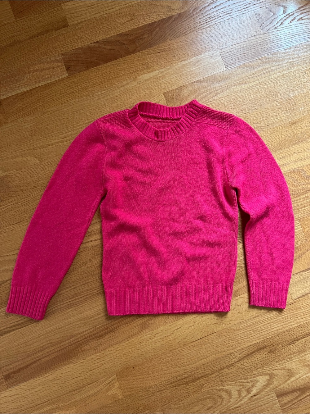 Vintage Crewneck Sweater - Hot Pink girls size 10